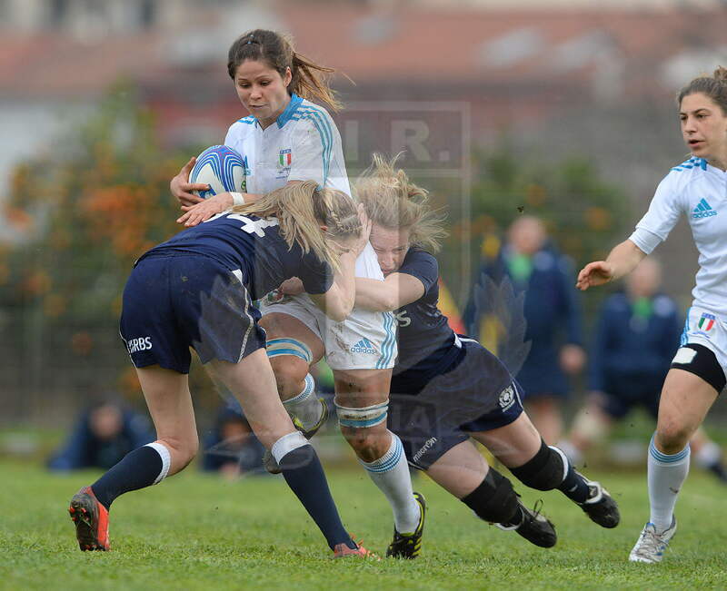 Sei Nazioni Donne 2014, Santa Maria Capua Vetere, stadio Francesco Casino, 23-02-2014, Italia Donne v Scozia Donne. Cristina Molic, foto: Massimiliano Pratelli