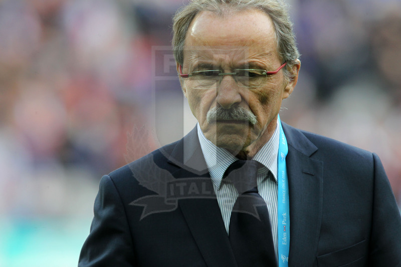 Rbs Sei Nazioni 2016, round 1, Parigi, Stade de France 06/02/2016, Francia v Italia, warm-up, Jacques Brunel. Foto Daniele Resini/Fotosportit