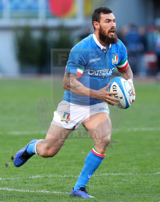 Guinness Sei Nazioni 2019, Round 3, Roma, stadio Olimpico 24/02/2019, Italia v Irlanda, Jayden Hayward. Foto Daniele Resini/Fotosportit