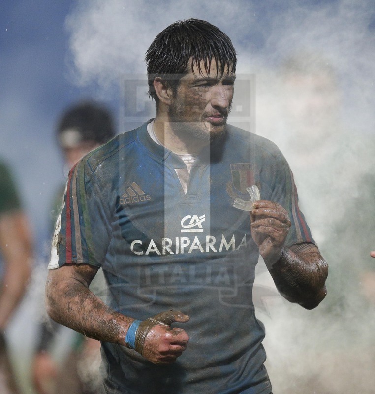 RBS 6 Nazioni U20 2015, Biella, Stadio Pozzo Lamarmora, 6-02-2015, Italia U20 v Irlanda U20, Matteo Archetti. Foto Daniele Resini/Fotosportit