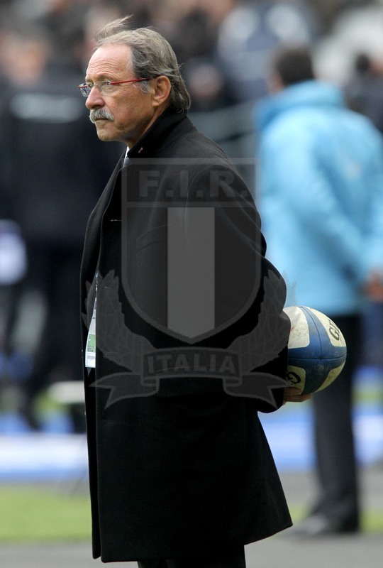 RBS 6 Nazioni, round 2, 09-02/2014, Parigi Stade De France, Francia v Italia, Jacques Brunel. Max Pratelli/Fotosportit
