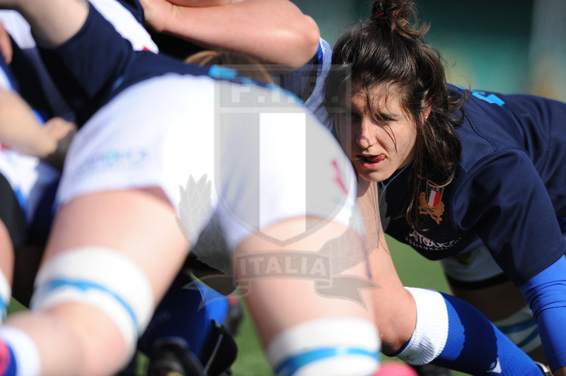 Guinness Sei Nazioni Donne 2021, Glasgow, Scoststoun Stadium 17/04/2021, Scozia Donne v Italia Donne, warm-up Veronese in mischia. Foto David Gibson/Fotosportit