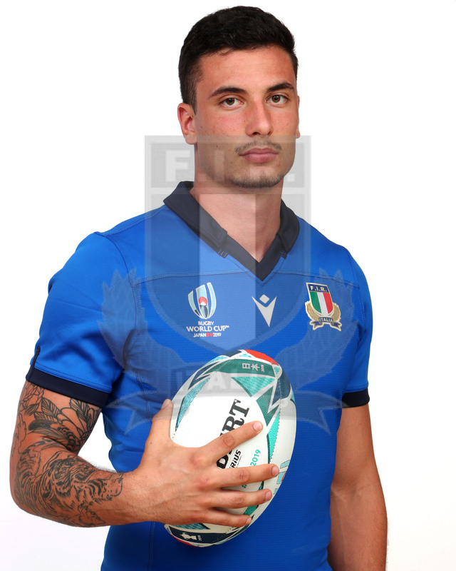 Rugby World Cup 2019, Pergine (Valsugana) 12/07/2019, raduno della Nazionale maggiore, profili individuali di atleti e staff, Marco Zanon, Centro, Benetton Rugby, 1 cap.