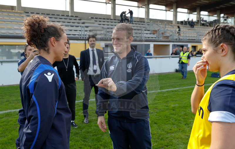 Test Match Donne Novembre 2018, Calvisano (BS), Pata Stadium, 4-11-2018, Italia Femminile v Scozia Femminile. Emanuela Furlan con l\
