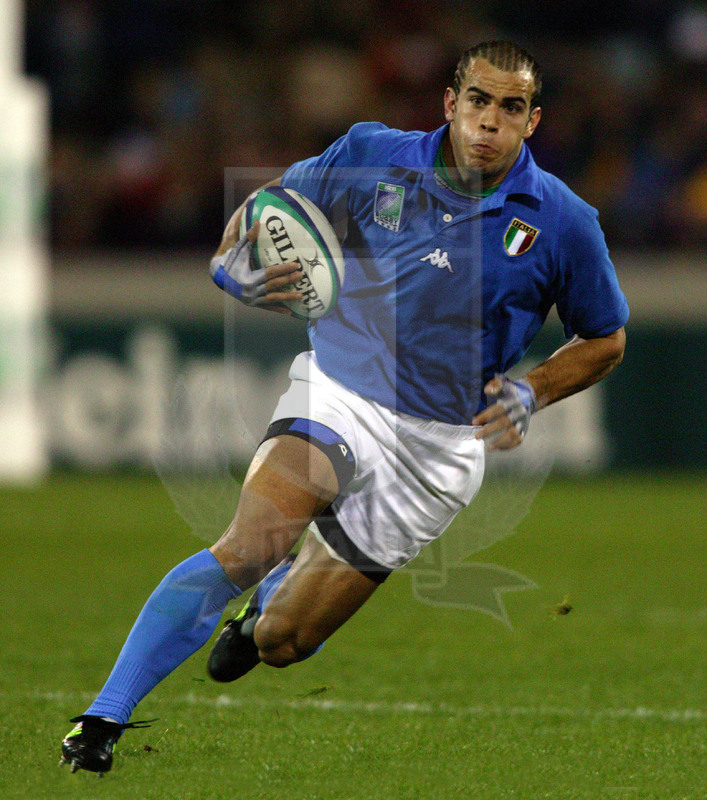 Rugby World Cup 2003, Pool D, Canberra, Canberra Stadium 21/10/2003, Galles v Italia, Gonzalo Canale. Foto Daniele Resini/Fotosportit