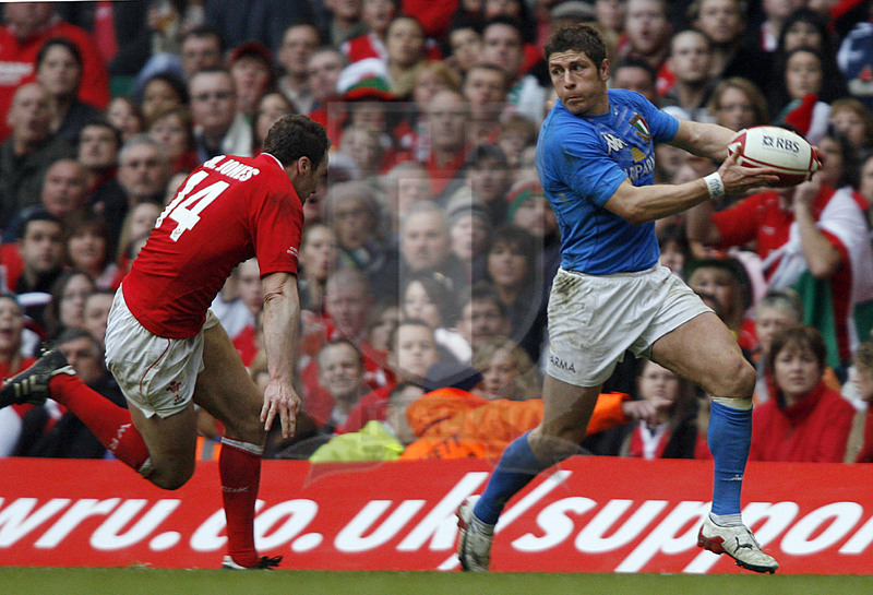 Rbs Sei Nazioni 2008, Cardiff, Millennium Stadium 23/02/2008, Galles v Italia, Foto Daniele Resini/Fotosportit