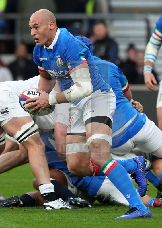 Guinness Sei Nazioni 2019, Round 4, Londra, Twickenham 09/03/2019, Inghilterra v Italia, Sergio Parisse. Foto Daniele Resini/Fotosportit