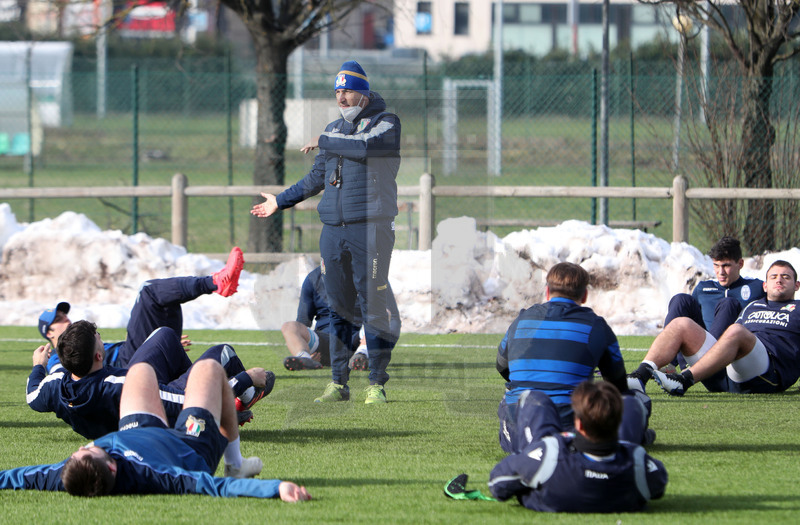 Sei Nazioni 2021, Parma, Cittadella del Rugby 12/01/2021, raduno della Nazionale U20, sessione di allenamento,