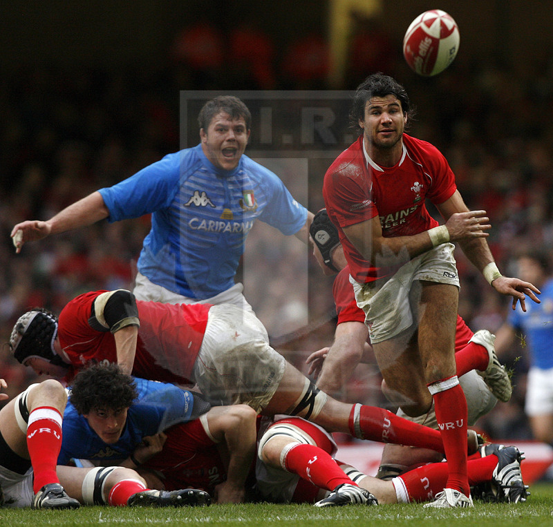 Rbs Sei Nazioni 2008, Cardiff, Millennium Stadium 23/02/2008, Galles v Italia, Foto Daniele Resini/Fotosportit