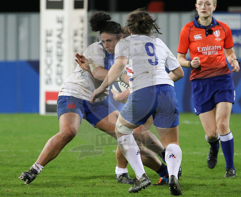 Sei Nazioni 2020 Donne, Limoges, Stade Beaublanc 08/02/2020, Francia Donne v Italia Donne, Lucia Cannarano non passa.