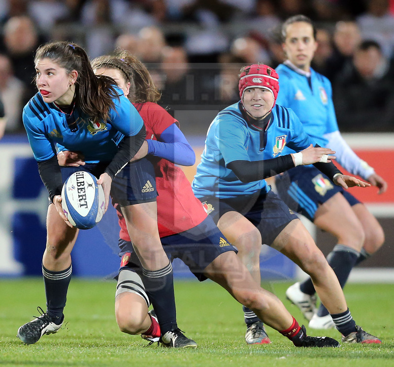 Sei Nazioni 2016 Donne, Bourg-en Bresse 06/02/2016, Francia Donne v Italia v Donne, Maria Magatti.