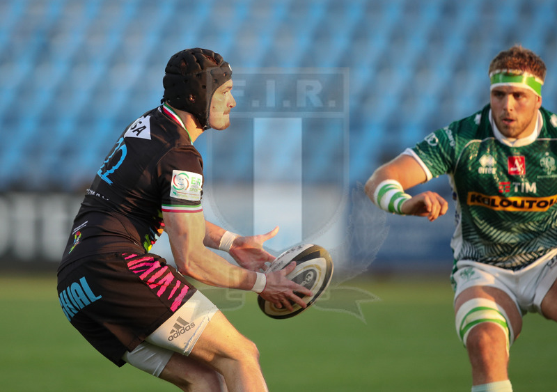 Guinness PRO14 Rainbow Cup 2020-2021, Parma, Stadio Lanfranchi, 7//05/2020, Zebre vs Benetton. Carlo Canna apre palla. Foto: Roberto Bregani/Fotosportit