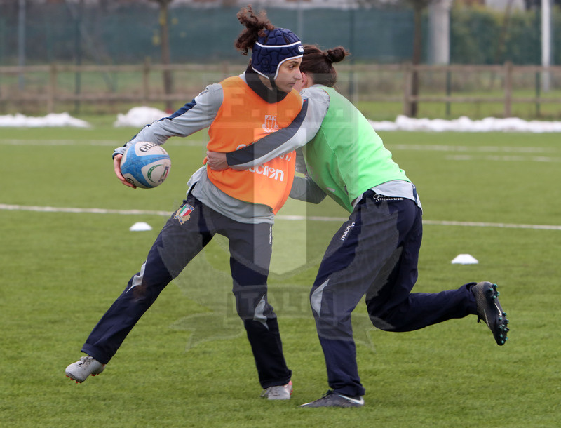 Guinness Sei Nazioni 2021, Parma, Cittadella del Rugby 09/01/2021, raduno Nazionale Donne, sessione di allenamento, Foto Daniele Resini/Fotosportit