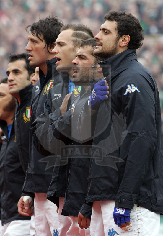 Sei Nazioni 2006, Dublino, Lansdowne road 04/02/2006, Irlanda v Italia, gli Azzurri all\