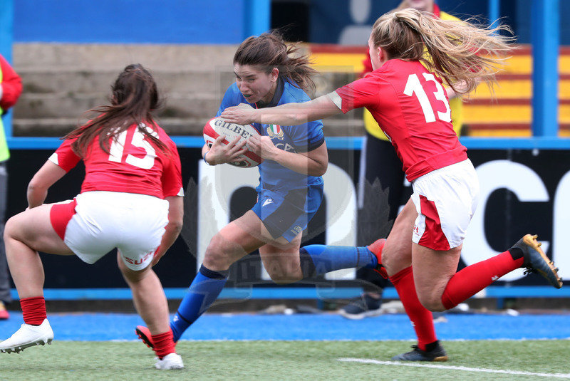 Guinness Sei Nazioni Donne 2020, Cardiff, Arms Park 02/02/2020 Galles Donne v Italia Donne, Maria Magatti. Daniele Resini/Fotosportit