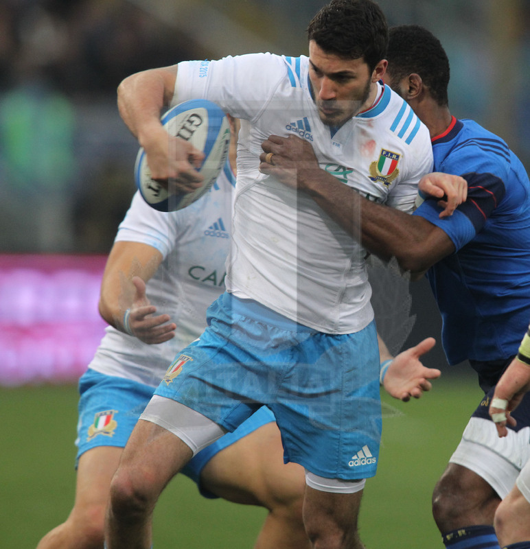 RBS Sei Nazioni 2015, Roma, stadio Olimpico 15/03/2015, Italia v Francia, Leonardo Sarto. Foto Daniele Resini/Fotosportit