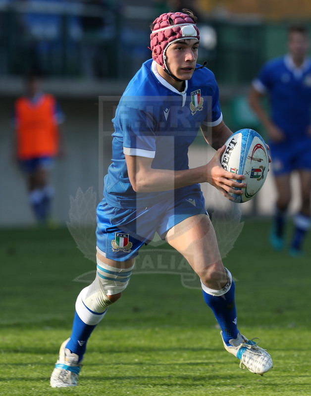 Test match U18, Trviso, stadio di Monigo, Italia U18 v Irlanda U18, Lorenzo Casilio. Foto Daniele Resini/Fotosportit