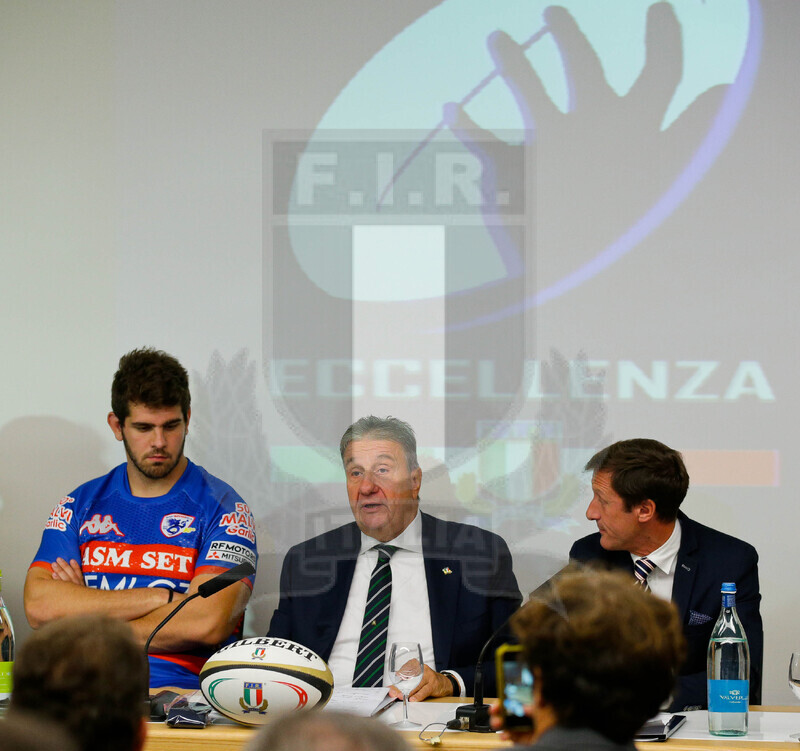 Rugby Eccellenza 2015-2016, Milano, Sede RAI, 6-10-2015, conferenza Stampa di presentazione del Campionato di Eccelenza 2015-2016, l\
