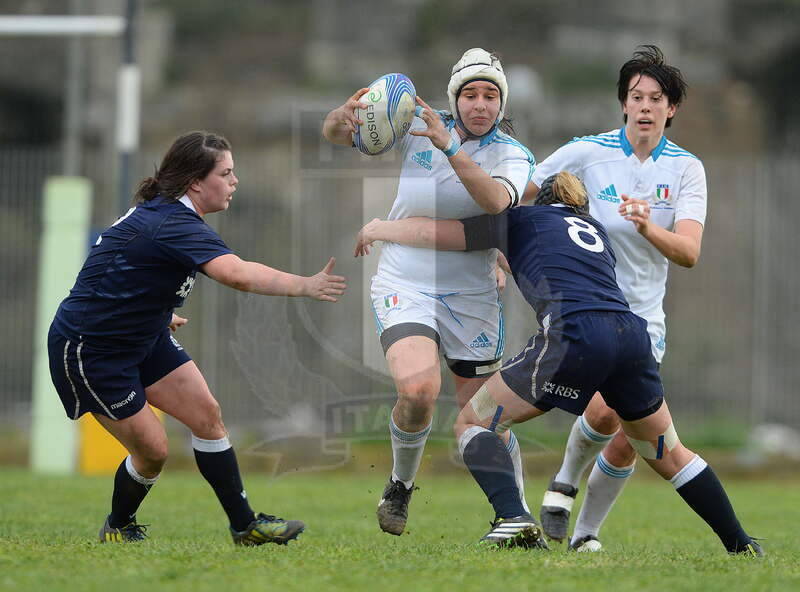 Sei Nazioni Donne 2014, Santa Maria Capua Vetere, stadio Francesco Casino, 23-02-2014, Italia Donne v Scozia Donne. Ilaria Arrighetti, foto: Massimiliano Pratelli