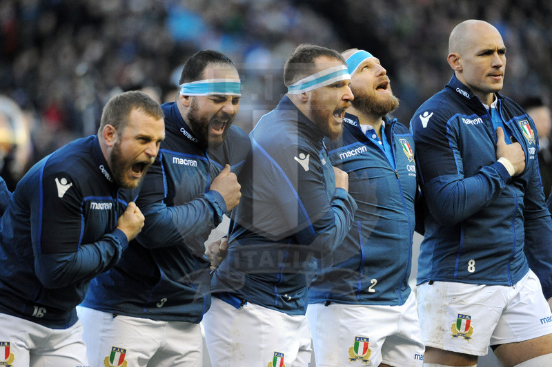 Guinness Sei Nazioni 2018, Round 1, Edimburgo, Murrayfield 02/02/2019, Scozia v Italia, Azzurri all\