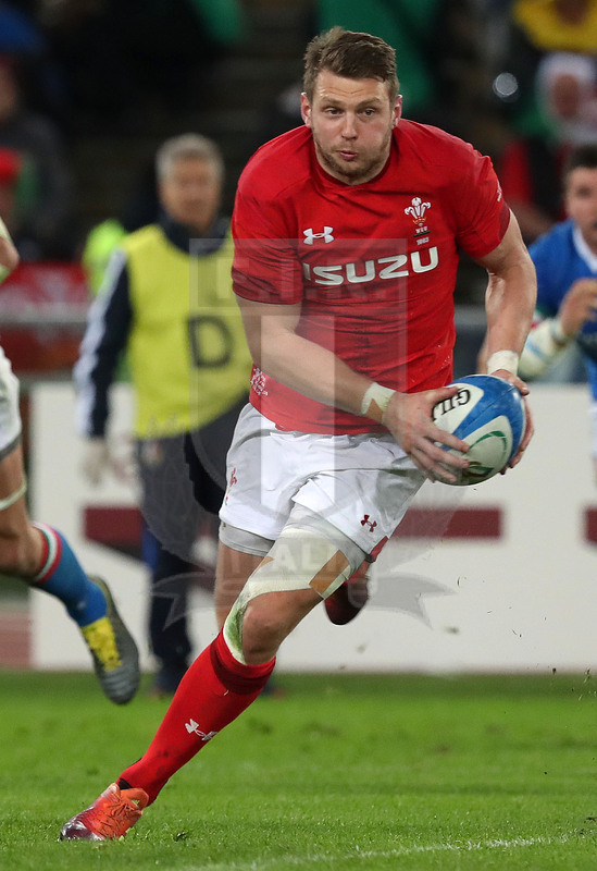 Guinness Sei Nazioni 2019, Round 2, Roma, Stadio Olimpico 09/02/2019, Italia v Galles, Dan Biggar. Foto Daniele Resini/Fotosportit