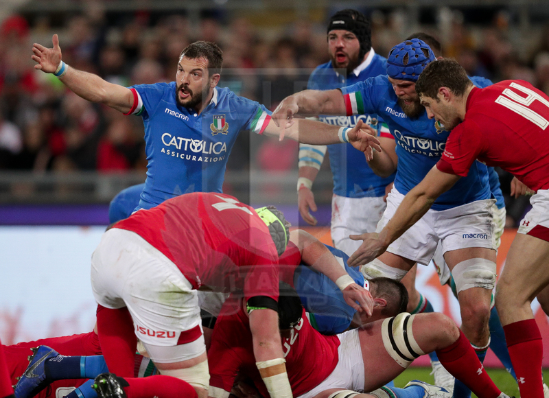 Guinness Sei Nazioni 2016, Round 2, Roma, Stadio Olimpico, 9/02/2019, Italia v Galles. Guglielmo Palazzani. Foto Roberto Bregani/Fotosportit