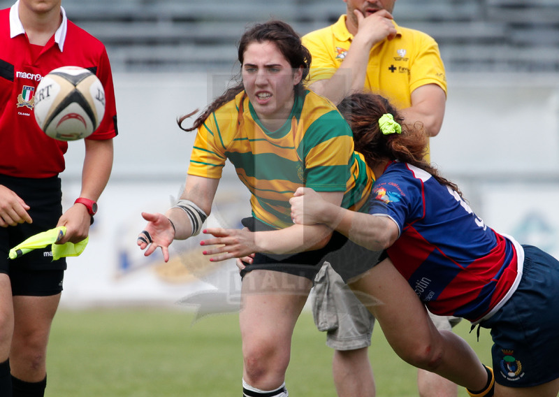 Finali Trofeo Interregionale U16 e Coppa Italia Femminile Seniores Femminile "Trofeo Rebecca Braglia", Calvisano (BS), Pata Stadium, 2-3 Giugno 2018. Una fase dell\