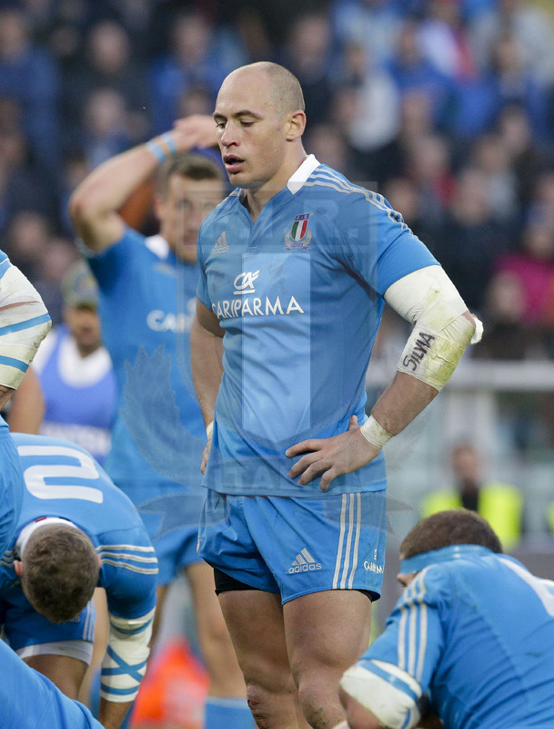 Cariparma Test Match 2013, Torino, Stadio Olimpico, 9-11-2013, Italia v Australia. La Delusione Di Sergio Parisse Foto Roberto Bregani