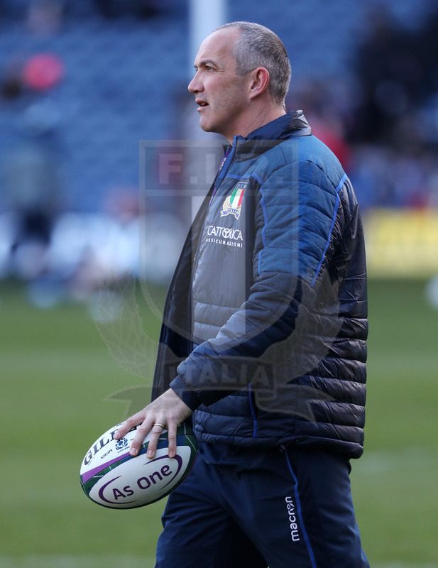 Guinness Sei Nazioni 2018, Round 1, Edimburgo, Murrayfield 02/02/2019, Scozia v Italia, warm up degli Azzurri, Conor O\