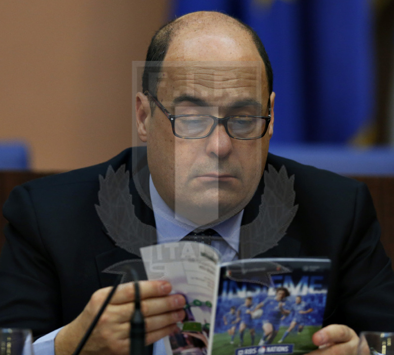 Roma 23-01-2013 Rugby: conferenza stampa di presentazione del 6 Nazioni 2014 presso il Salone d\