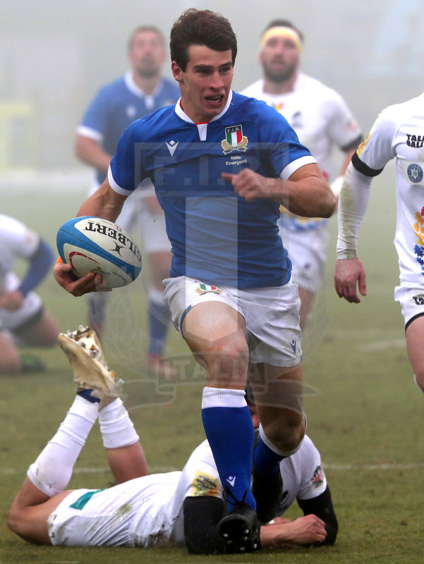Test match, Parma, stadio Lanfranchi 18/12/2021, Italia Emergenti v Romania, Giulio Bertaccini. Foto Daniele Resinii/Fotosportit