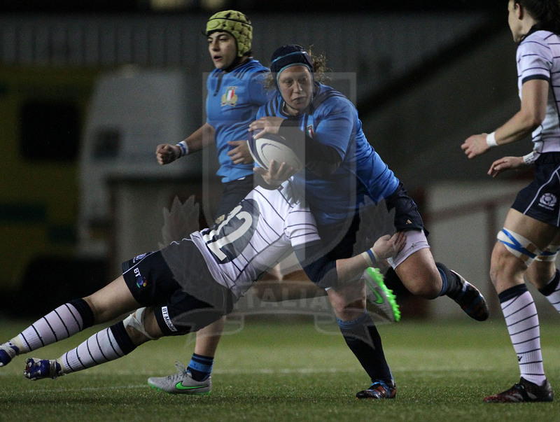 RBS Sei Nazioni 2017, Cumbernauld, Broadwood Stadium 17/03/2017 Scozia Donne v Italia Donne, Elisa Cucchiella. Foto Daniele Resini/Fotosportit
