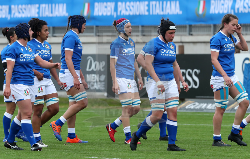Sei Nazioni Donne 2021, Parma, stadio Lanfranchi 10/04/2021, Italia v Inghilterra, le avanti azzurre. foto Daniele Resini/Fotosportit