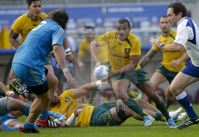 Cariparma Test Match 2013, Torino, Stadio Olimpico, 9-11-2013, Italia v Australia. Il Mediano Di Mmischia Australiano Will Genia Foto Roberto Bregani