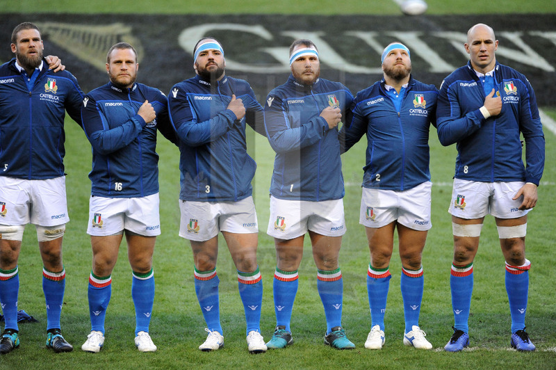 Guinness Sei Nazioni 2018, Round 1, Edimburgo, Murrayfield 02/02/2019, Scozia v Italia, Azzurri all\