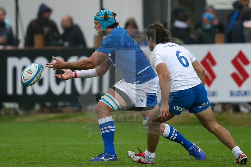 Autumn Nations Series 2021, Parma, Stadio Lanfranchi, 20-11-2021, Italia vs Uruguay. Marco Fuser apre palla. Foto: Roberto Bregani/Fotosportit