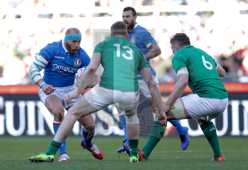 Guinness Sei Nazioni 2019, Round 3, Roma, Stadio Olimpico, 24/02/2019, Italia v Irlanda. Foto Roberto Bregani/Fotosportit