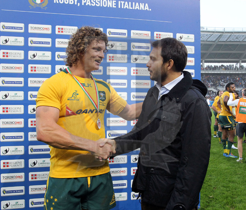 Cariparma test match 2013, Torino, stadio Olimpico, 9 novembre 2013, Italia v Australia, Cummins "man of the match".