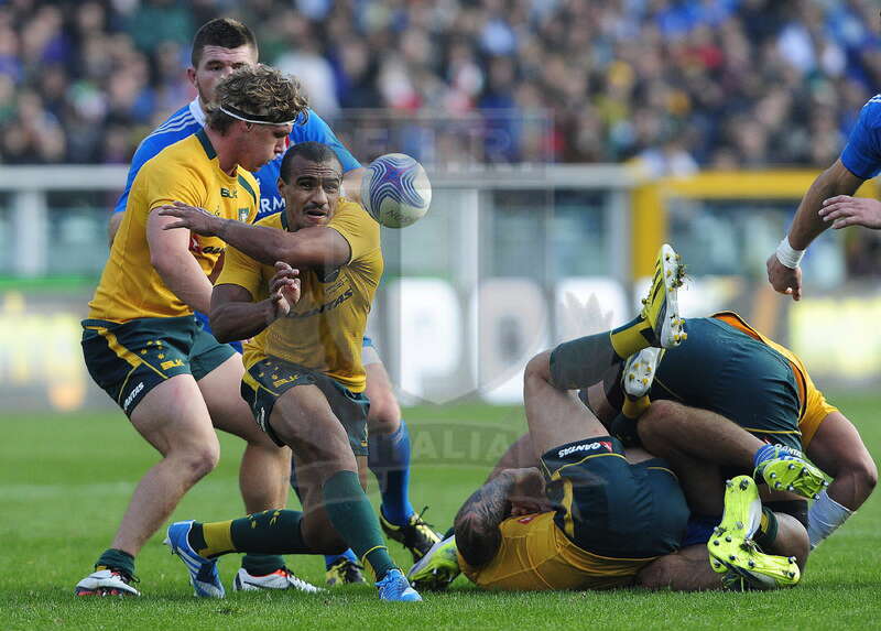 Cariparma Test Match 2013 - 09/11/2013 - Torino, Stadio Olimpico - Italia v Australia - WIll Genia apre palla