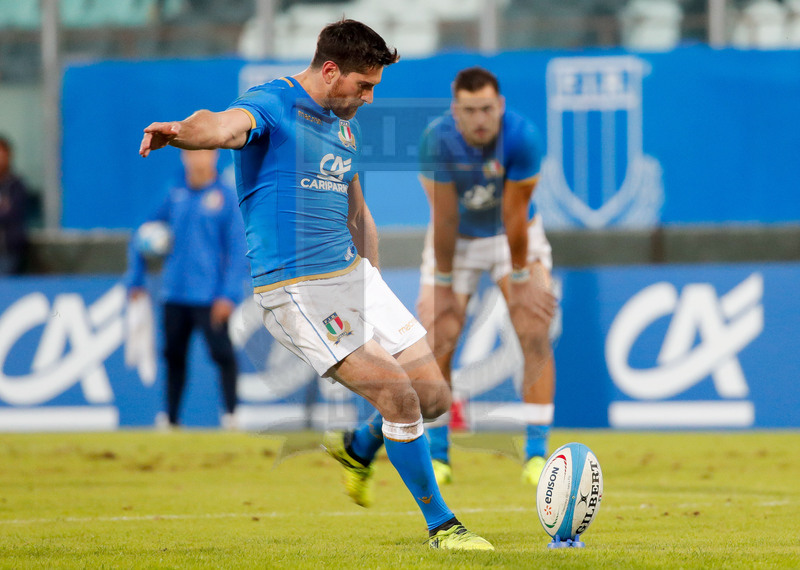 Credit Agricole Cariparma Test Match 2017, Catania, Stadio Massimino, 11-11-2017, Italia v Fiji. Ian Mckinley trasforma l\