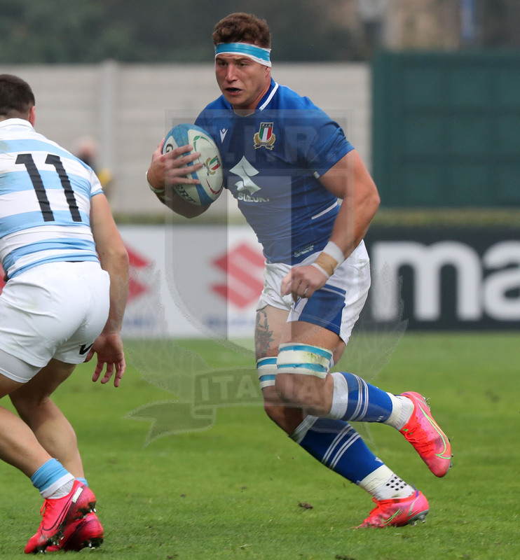 Autumn Nations Series 2021, Treviso, stadio di Monigo 13/11/2021, Itallia v Argentina. Giovanni Licata. Foto Daniele Resini/Fotosportit