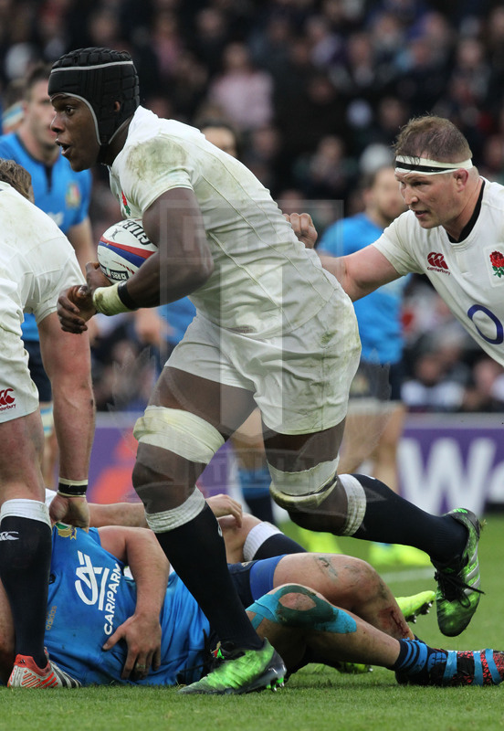 RBS Sei Nazioni 2017, Londra, Twickenham 26/02/2017, Inghilterra v Italia, Maro Itoje. Foto Daniele Resini/Fotosportit
