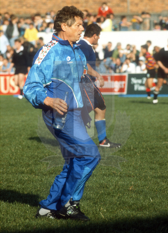 Rugby World Cup 1991, Pool 1, Leicester, Welfor Road 1310/1991, Italia v Nuova Zelanda, il fisioterapista Palma. Foto Daniele Resini/Fotosportit