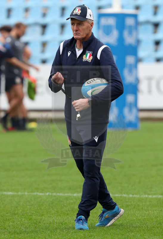 Autumn Nations Series 2021, Parma, Itallia v Uruguay, stadio Lanfranchi, team run della Nazionale Maggiore, Kieran Crowley. Foto Daniele Resinii/Fotosportit