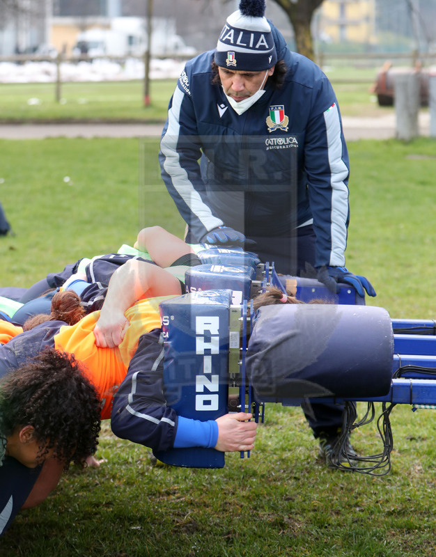 Guinness Sei Nazioni 2021, Parma, Cittadella del Rugby 09/01/2021, raduno Nazionale Donne, sessione di allenamento, Foto Daniele Resini/Fotosportit