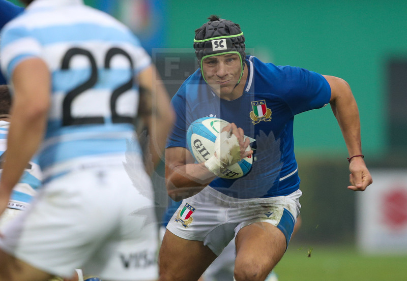 Autumn Nations Series 2021, Treviso, Stadio di Monigo, 13-11-2021, Italia vs Argentina. Juan Ignacio Brex. Foto: Roberto Bregani/Fotosportit