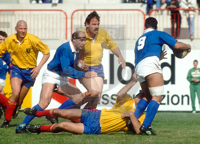 Coppa Europa Fira 1992, Rovigo, stadio Battaglini 18/04/1992, Italia v Romania,