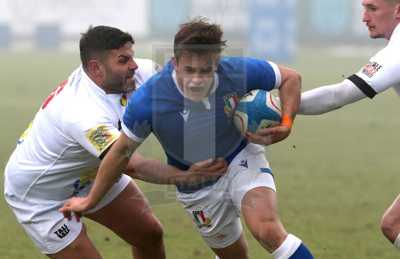 Test match, Parma, stadio Lanfranchi 18/12/2021, Italia Emergenti v Romania, Manfredi Albanbese Ginammi. Foto Daniele Resinii/Fotosportit