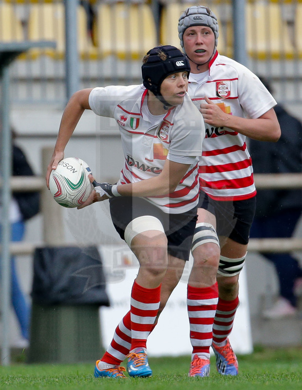Finale Campionato Serie A Femminile Rugby 2014-2015, Parma, Stadio Lanfranchi, 23-05-2015, Monza Rugby 1949 v Valsugana Rugby Padova. Sara Trilli in azione. Foto Roberto Bregani.