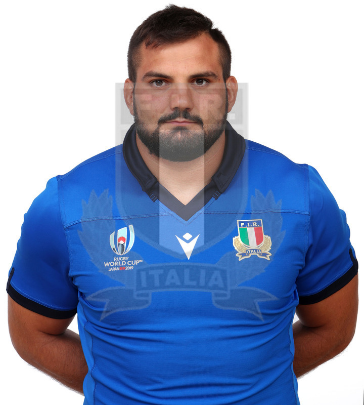 Rugby World Cup 2019, Pergine (Valsugana) 12/07/2019, raduno della Nazionale maggiore, profili individuali di atleti e staff, Nicola Quaglio, Pilone, Benetton Rugby, 9 cap.